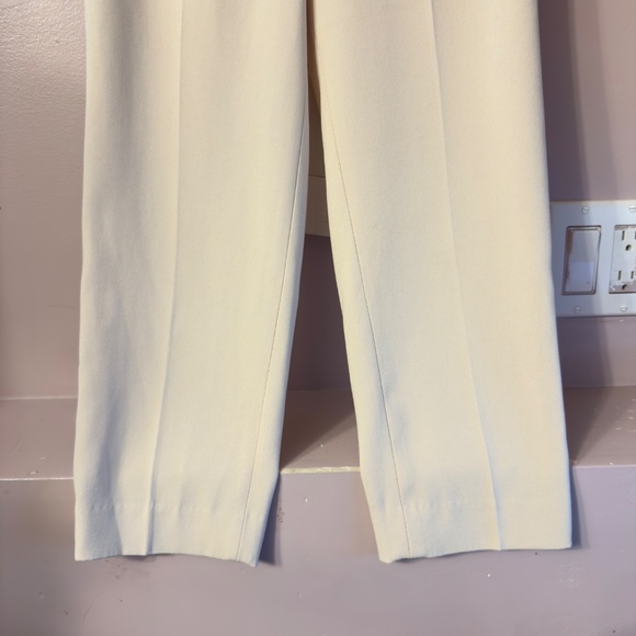 Aritzia Babaton Atelier Trouser Cream Women Size 4 - Picture 3 of 10